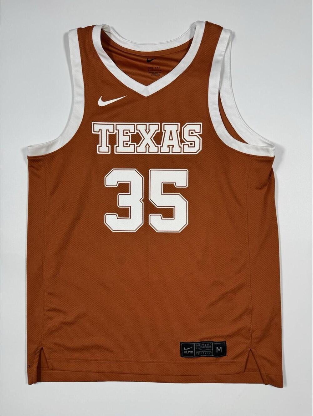 Nike Elite Texas Longhorns #35 Kevin Durant DRI-FIT Jersey AT8798-802 Men M